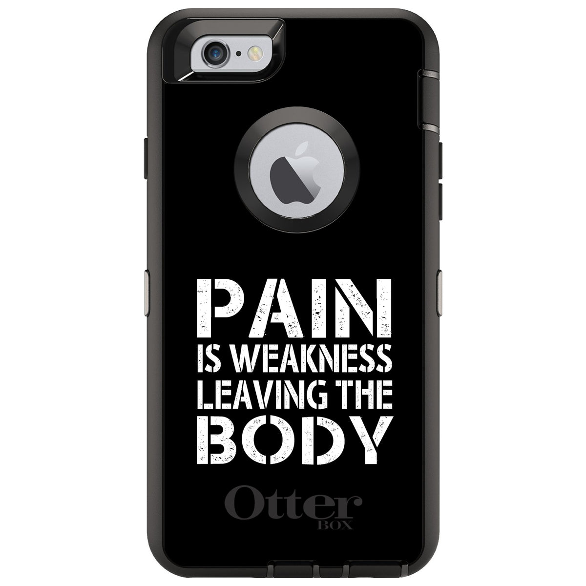 Pain is Weakness Leaving the Body OtterBox Defender Case for iPhone & Galaxy, view 4