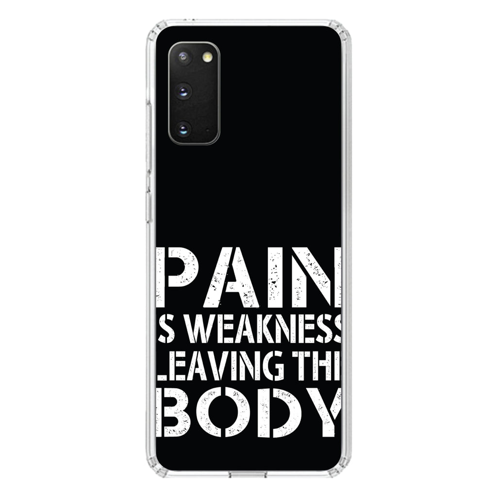Pain is Weakness Leaving the Body Clear Shockproof iPhone Case, view 15
