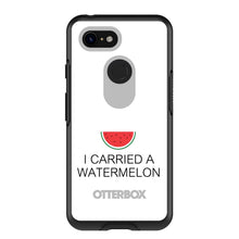 DistinctInk™ OtterBox Symmetry Series Case for Apple iPhone / Samsung Galaxy / Google Pixel - I Carried A Watermelon