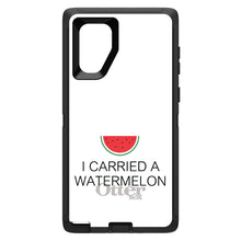 DistinctInk™ OtterBox Defender Series Case for Apple iPhone / Samsung Galaxy / Google Pixel - I Carried A Watermelon