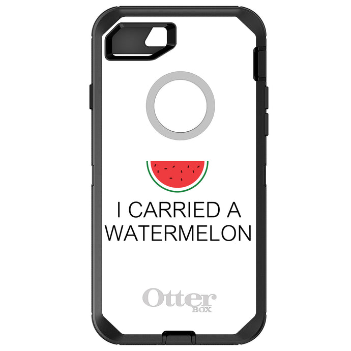 DistinctInk™ OtterBox Defender Series Case for Apple iPhone / Samsung Galaxy / Google Pixel - I Carried A Watermelon