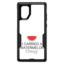 DistinctInk™ OtterBox Commuter Series Case for Apple iPhone or Samsung Galaxy - I Carried A Watermelon