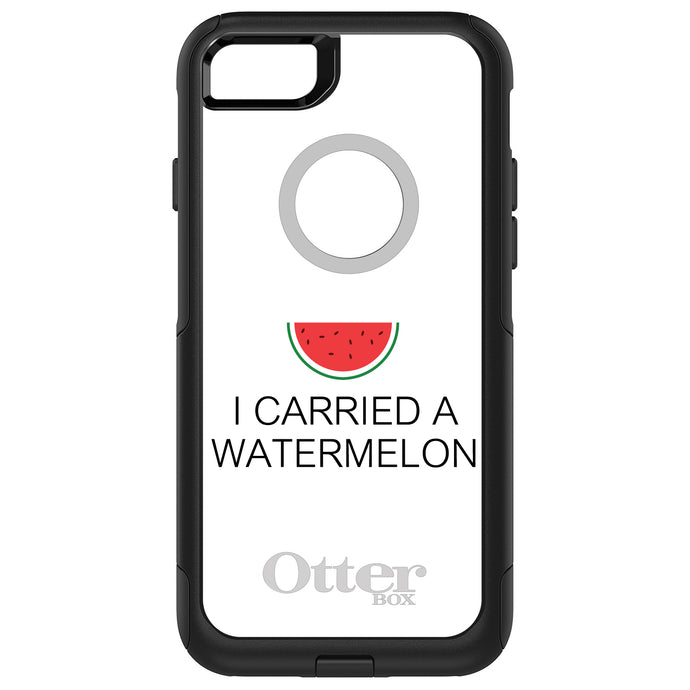 DistinctInk™ OtterBox Commuter Series Case for Apple iPhone or Samsung Galaxy - I Carried A Watermelon
