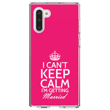 DistinctInk® Clear Shockproof Hybrid Case for Apple iPhone / Samsung Galaxy / Google Pixel - Can't Keep Calm I'm Getting Married