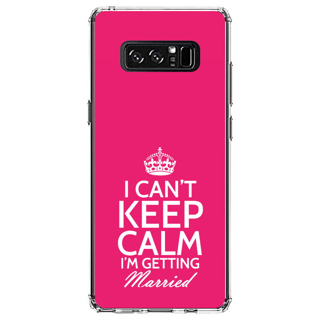 Can't Keep Calm I'm Getting Married Clear Shockproof iPhone Case, view 12