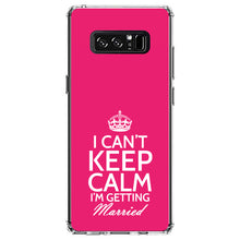 DistinctInk® Clear Shockproof Hybrid Case for Apple iPhone / Samsung Galaxy / Google Pixel - Can't Keep Calm I'm Getting Married