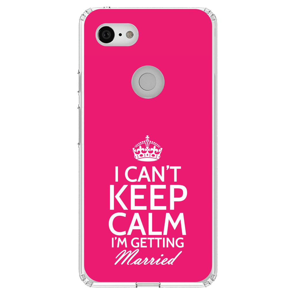 Can't Keep Calm I'm Getting Married Clear Shockproof iPhone Case, view 21