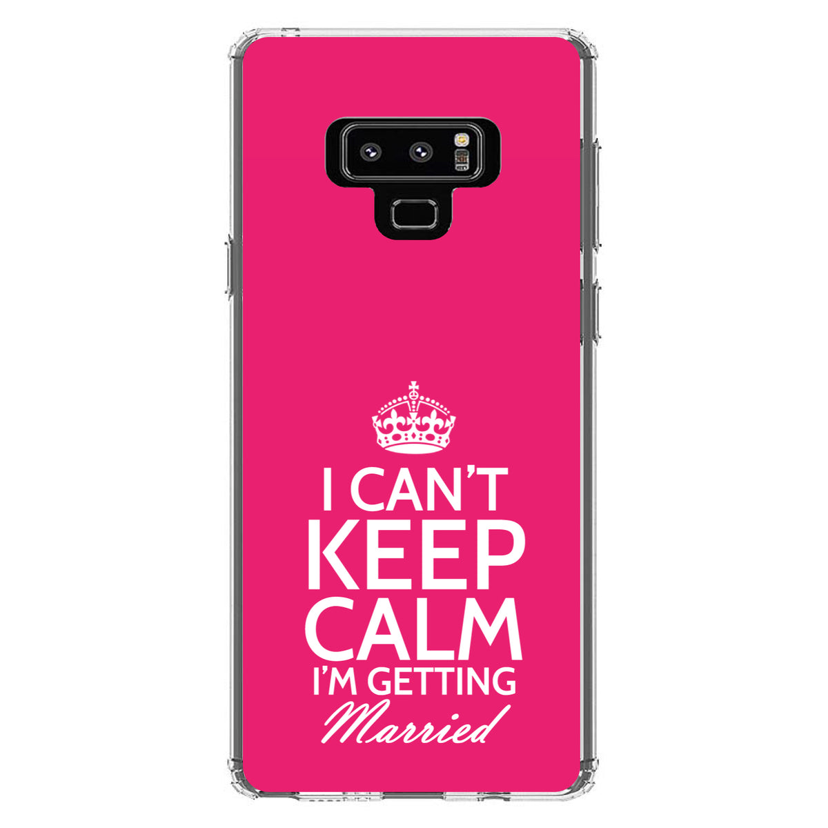 Can't Keep Calm I'm Getting Married Clear Shockproof iPhone Case, view 11