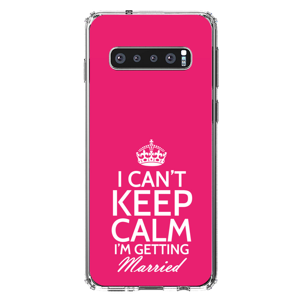 Can't Keep Calm I'm Getting Married Clear Shockproof iPhone Case, view 17