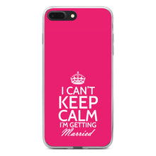 DistinctInk® Clear Shockproof Hybrid Case for Apple iPhone / Samsung Galaxy / Google Pixel - Can't Keep Calm I'm Getting Married