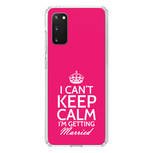 DistinctInk® Clear Shockproof Hybrid Case for Apple iPhone / Samsung Galaxy / Google Pixel - Can't Keep Calm I'm Getting Married