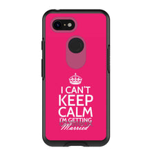 DistinctInk™ OtterBox Symmetry Series Case for Apple iPhone / Samsung Galaxy / Google Pixel - Cant Keep Calm Im Getting Married