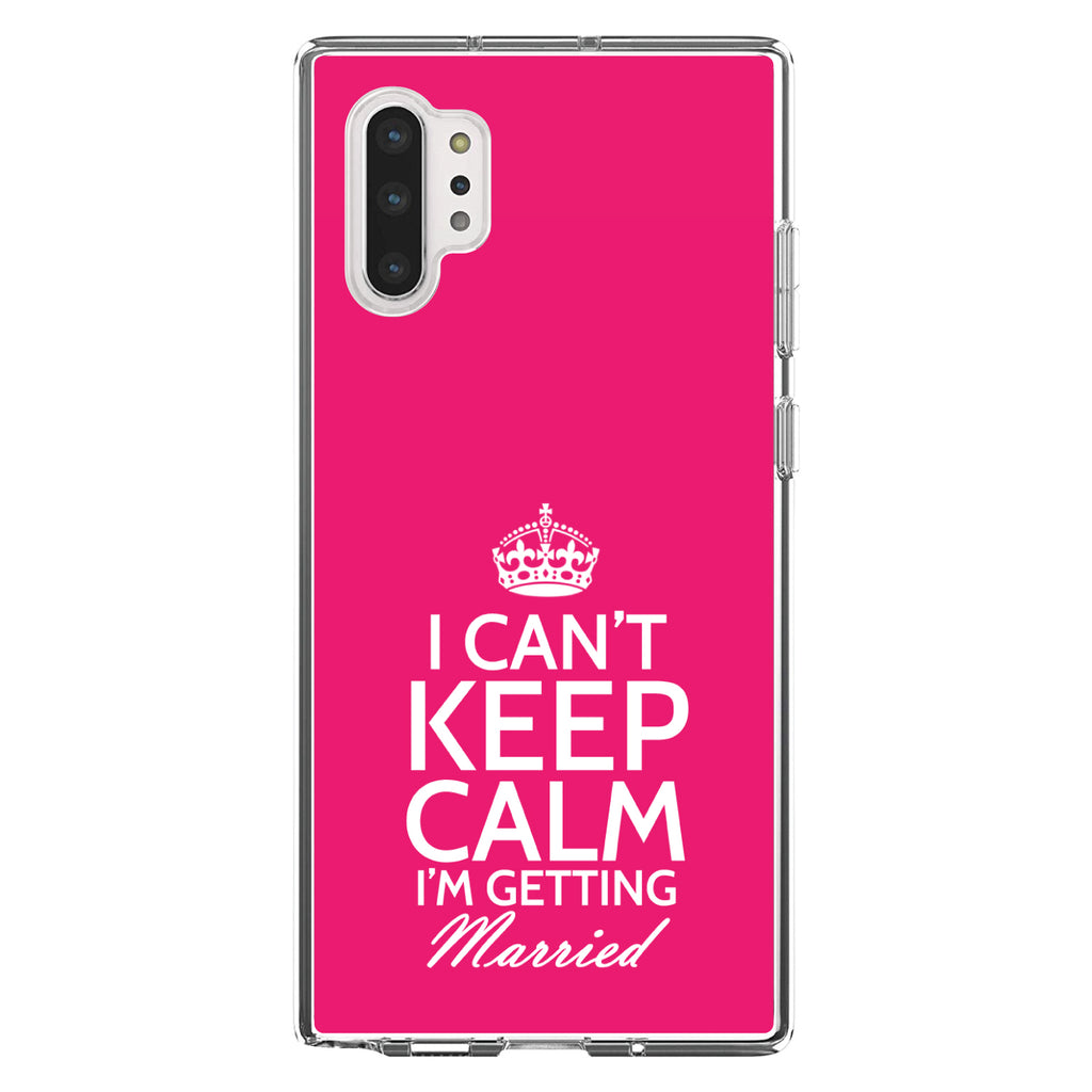 Can't Keep Calm I'm Getting Married Clear Shockproof iPhone Case, view 10