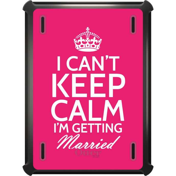 DistinctInk™ OtterBox Defender Series Case for Apple iPad / iPad Pro / iPad Air / iPad Mini - Cant Keep Calm Im Getting Married