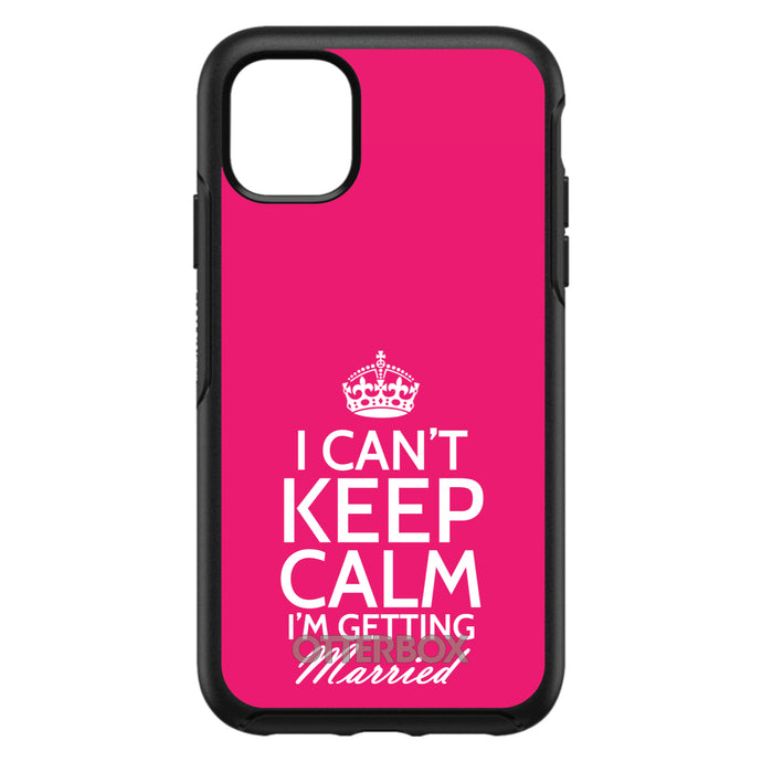 DistinctInk™ OtterBox Symmetry Series Case for Apple iPhone / Samsung Galaxy / Google Pixel - Cant Keep Calm Im Getting Married