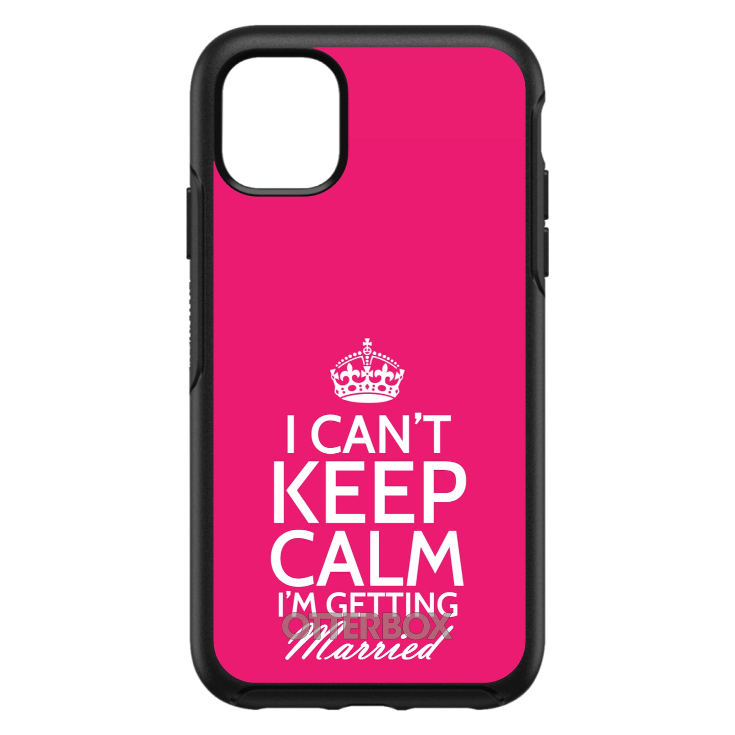 DistinctInk™ OtterBox Symmetry Series Case for Apple iPhone / Samsung Galaxy / Google Pixel - Cant Keep Calm Im Getting Married