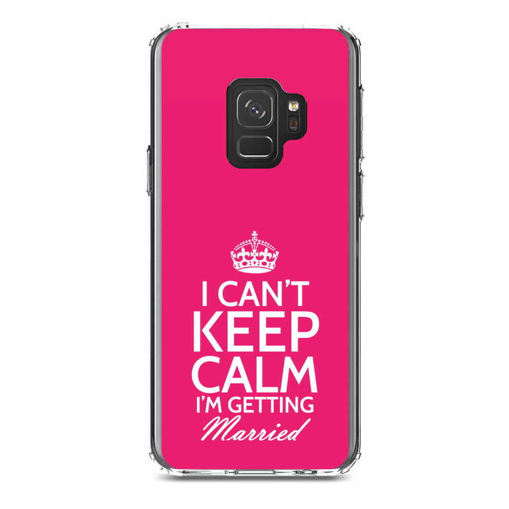 Can't Keep Calm I'm Getting Married Clear Shockproof iPhone Case, view 19