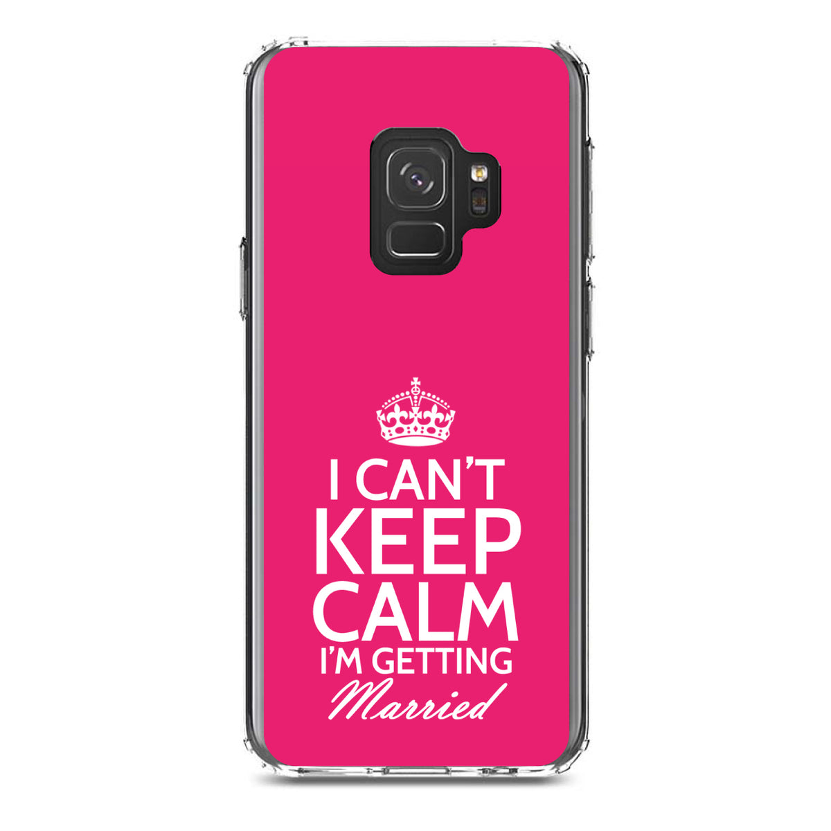 Can't Keep Calm I'm Getting Married Clear Shockproof iPhone Case, view 19