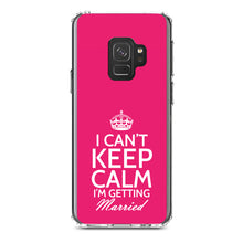 DistinctInk® Clear Shockproof Hybrid Case for Apple iPhone / Samsung Galaxy / Google Pixel - Can't Keep Calm I'm Getting Married