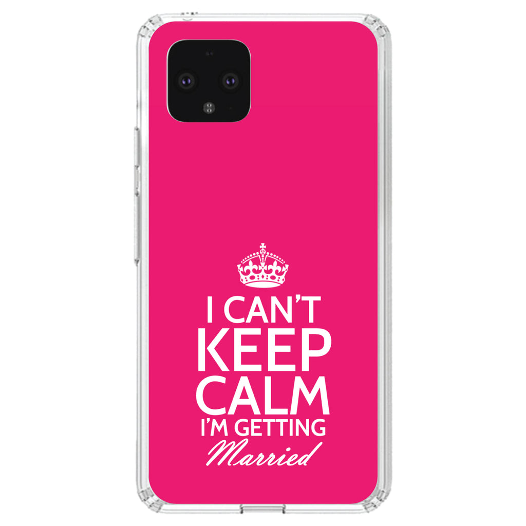Can't Keep Calm I'm Getting Married Clear Shockproof iPhone Case, view 24