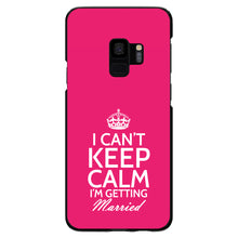 DistinctInk® Hard Plastic Snap-On Case for Apple iPhone or Samsung Galaxy - Cant Keep Calm Im Getting Married