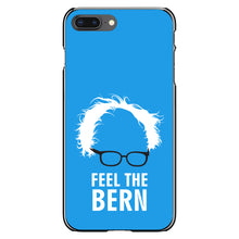 DistinctInk® Hard Plastic Snap-On Case for Apple iPhone or Samsung Galaxy - Feel the Bern 2016