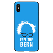 DistinctInk® Hard Plastic Snap-On Case for Apple iPhone or Samsung Galaxy - Feel the Bern 2016