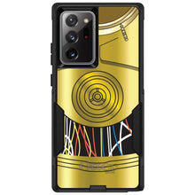 DistinctInk™ OtterBox Commuter Series Case for Apple iPhone or Samsung Galaxy - C3PO-inspired gold with wires