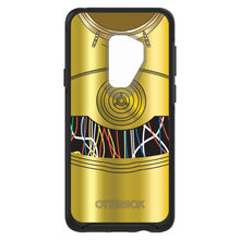 DistinctInk™ OtterBox Symmetry Series Case for Apple iPhone / Samsung Galaxy / Google Pixel - C3PO-inspired gold with wires