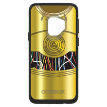 DistinctInk™ OtterBox Symmetry Series Case for Apple iPhone / Samsung Galaxy / Google Pixel - C3PO-inspired gold with wires