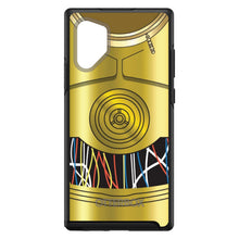 DistinctInk™ OtterBox Symmetry Series Case for Apple iPhone / Samsung Galaxy / Google Pixel - C3PO-inspired gold with wires