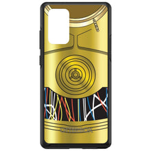 DistinctInk™ OtterBox Symmetry Series Case for Apple iPhone / Samsung Galaxy / Google Pixel - C3PO-inspired gold with wires