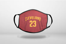 Cleveland 23 Jersey - 3-Ply Reusable Soft Face Mask Covering, Unisex, Cotton Inner Layer