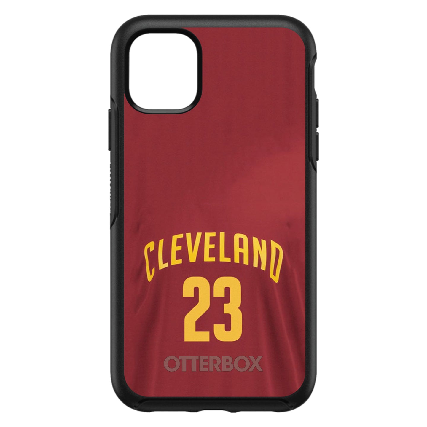 DistinctInk™ OtterBox Symmetry Series Case for Apple iPhone / Samsung Galaxy / Google Pixel - Cleveland 23 Jersey