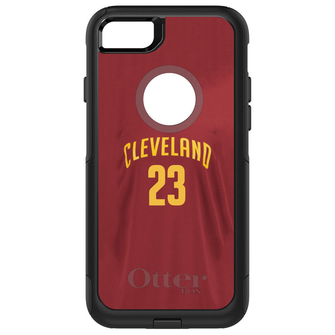 DistinctInk OtterBox Commuter Series Case for Apple iPhone or Samsung Galaxy - Cleveland 23 Jersey