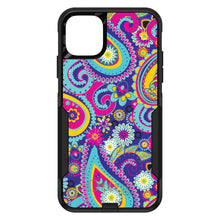 DistinctInk™ OtterBox Commuter Series Case for Apple iPhone or Samsung Galaxy - Hot Blue Yellow Pink Paisley