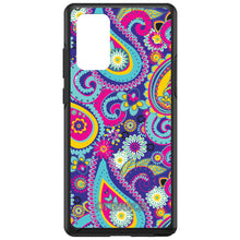 DistinctInk™ OtterBox Symmetry Series Case for Apple iPhone / Samsung Galaxy / Google Pixel - Hot Blue Yellow Pink Paisley