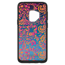 DistinctInk™ OtterBox Symmetry Series Case for Apple iPhone / Samsung Galaxy / Google Pixel - Pink Orange Blue Flower Floral