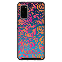 DistinctInk™ OtterBox Symmetry Series Case for Apple iPhone / Samsung Galaxy / Google Pixel - Pink Orange Blue Flower Floral