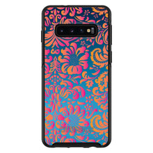 DistinctInk™ OtterBox Symmetry Series Case for Apple iPhone / Samsung Galaxy / Google Pixel - Pink Orange Blue Flower Floral