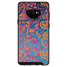 DistinctInk™ OtterBox Symmetry Series Case for Apple iPhone / Samsung Galaxy / Google Pixel - Pink Orange Blue Flower Floral