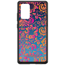 DistinctInk™ OtterBox Symmetry Series Case for Apple iPhone / Samsung Galaxy / Google Pixel - Pink Orange Blue Flower Floral