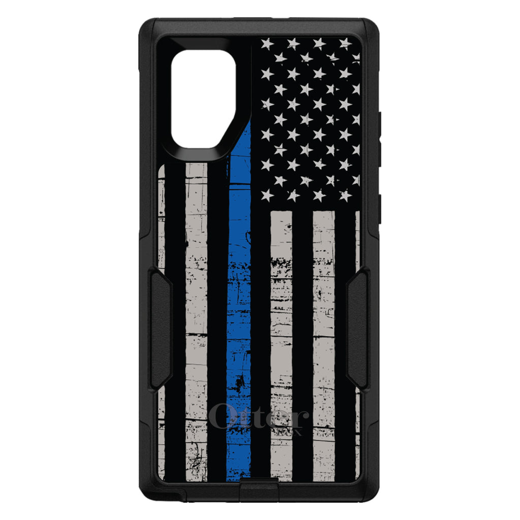 Weathered Thin Blue Line OtterBox Commuter Case for iPhone & Galaxy, view 14
