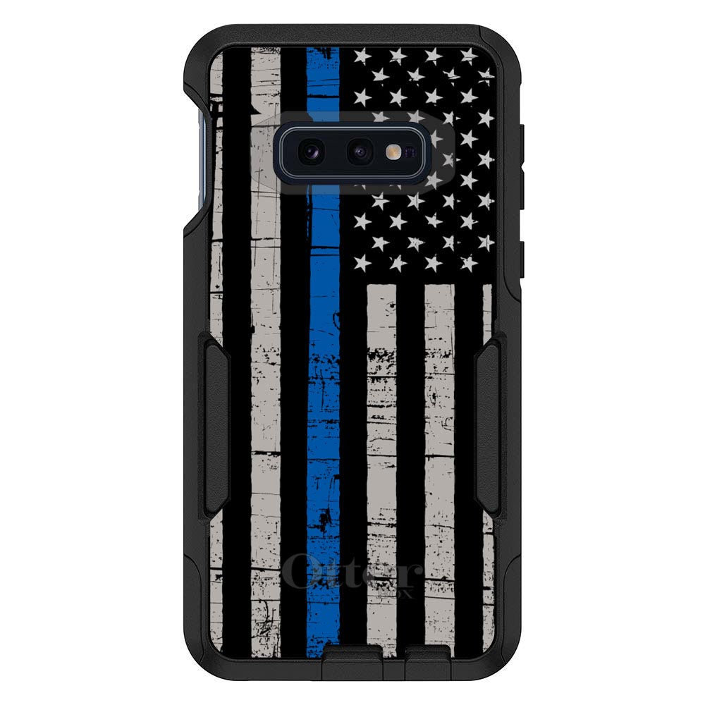 Weathered Thin Blue Line OtterBox Commuter Case for iPhone & Galaxy, view 8