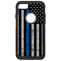 Weathered Thin Blue Line OtterBox Commuter Case for iPhone & Galaxy
