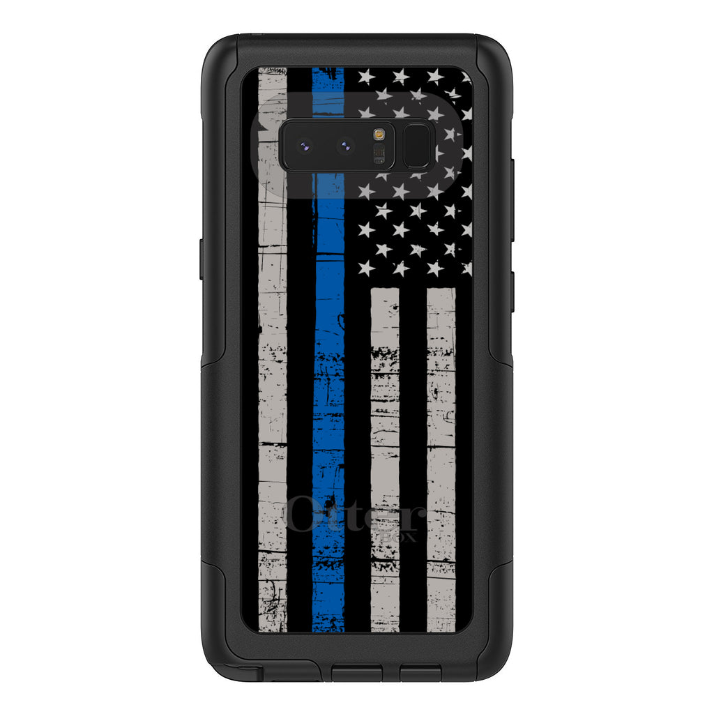 Weathered Thin Blue Line OtterBox Commuter Case for iPhone & Galaxy, view 16