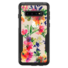 DistinctInk™ OtterBox Commuter Series Case for Apple iPhone or Samsung Galaxy - Pink Purple Floral Flowers