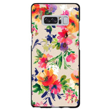 DistinctInk® Hard Plastic Snap-On Case for Apple iPhone or Samsung Galaxy - Pink Purple Floral Flowers