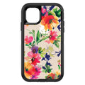 Pink Purple Floral Flowers OtterBox Defender Case for iPhone & Galaxy, view 2