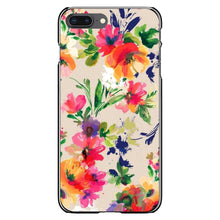 DistinctInk® Hard Plastic Snap-On Case for Apple iPhone or Samsung Galaxy - Pink Purple Floral Flowers